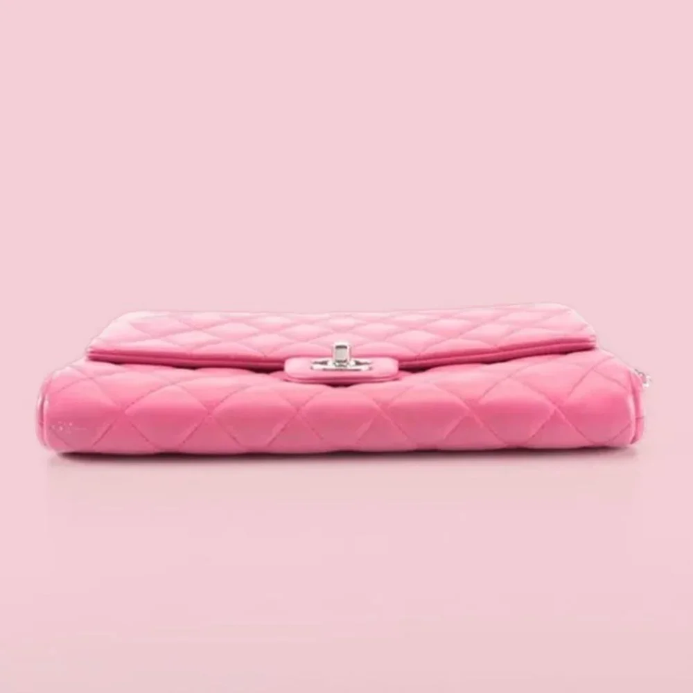 Chanel Quilted Single Flap New Clutch on Chain - Picture 3 of 13